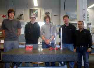 Fadi and other Students with Mr. Lehmann in FESTO Training Center