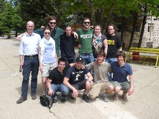 Christoph & Simon with the Tour Group in JLSS